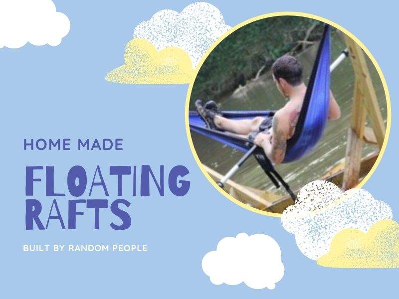 10 Must-See Floating Rafts Built by Random People at Home